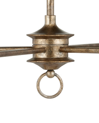 Nottaway Two-Tier Bronze Chandelier, alternate view 3
