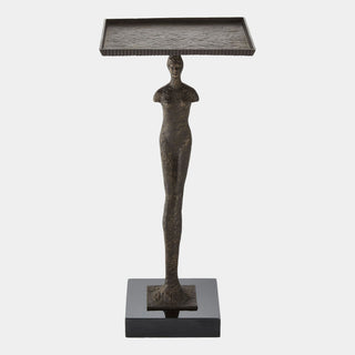 Bonaparte Modern Woman Table in granite and iron