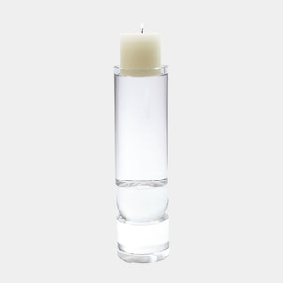 Low Bipolar Candleholder, Crystal, alternate view 4