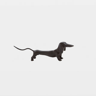 Dachshund Hound Sculpture, angled view