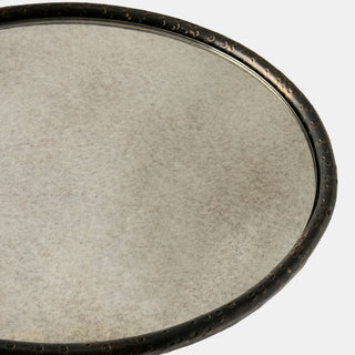 Giorgio Side Table, Bronze, corner detail