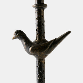 Giorgio Side Table, Bronze, texture detail