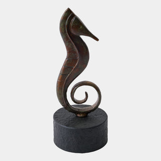 Cava Marino Sculpture, Simple, crafted in cast iron and marble