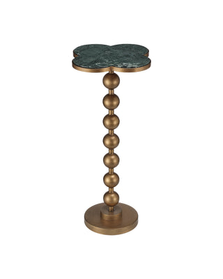 Quatrefoil Green Accent Table, alternate view 4