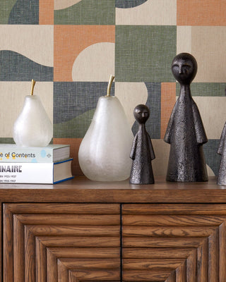 Glass White Pear Set of 2, alternate view 8