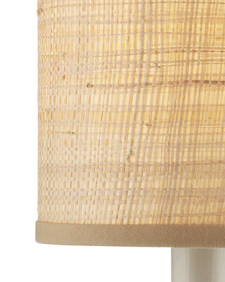 Natural Grasscloth Drum Chandelier Shade, alternate view 2