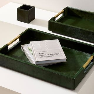 Posh Tray, Hair, On, Hide Green, styled in a room