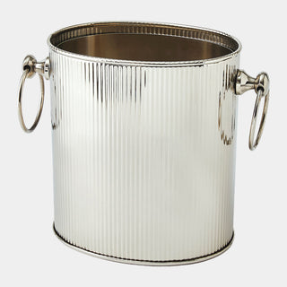 Winston Ice Bucket, Nickel, crafted in stainless steel