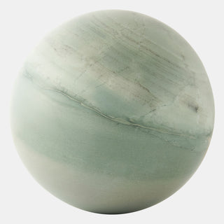 Orb Accent, Green Marble, front view