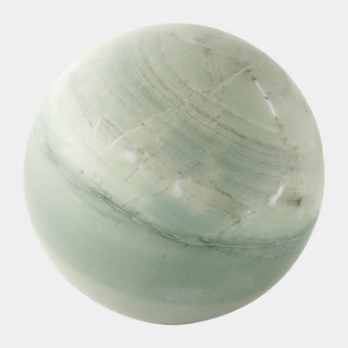 Orb Accent, Green Marble, crafted in handcrafted
