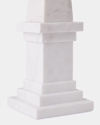 Stone Obelisk, White, base detail