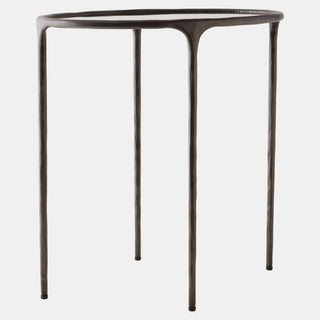 Hunter Side Table, Bronze, side view