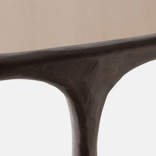 Hunter Side Table, Bronze, texture detail