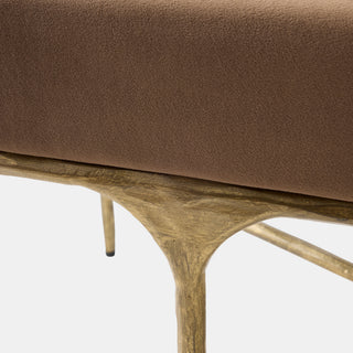 Hunter Bench, Antique Gold, texture detail