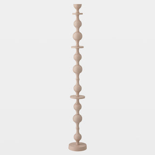 Bobbin Totem Candlesticks, Pink, side view