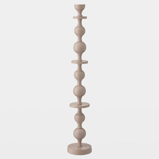 Bobbin Totem Candlesticks, Pink, side view