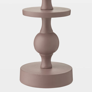Bobbin Totem Candlesticks, Pink, base detail