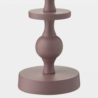 Bobbin Totem Candlesticks, Pink, base detail