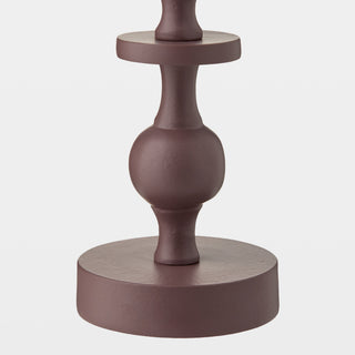 Bobbin Totem Candlesticks, Pink, base detail