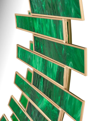 Glasdele Emerald Round Mirror, alternate view 2