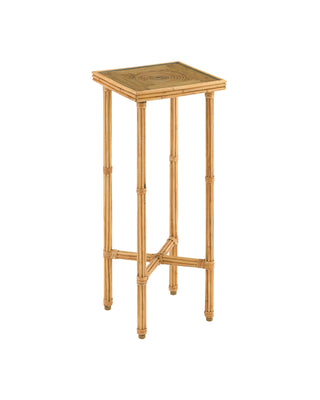 Silang Drinks Table in natural rattan and wrought iron