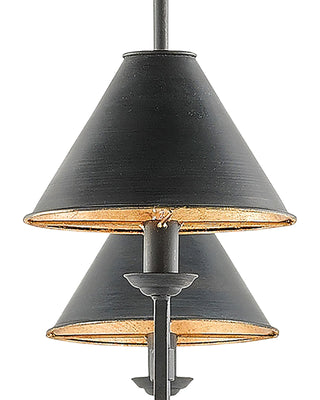 Prosperity Black Rectangular Chandelier, alternate view 2