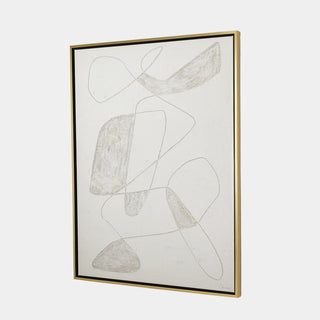 Scratch Loops Framed Art, Sable, alternate view 2