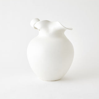 Charlotte Vase, White, back view