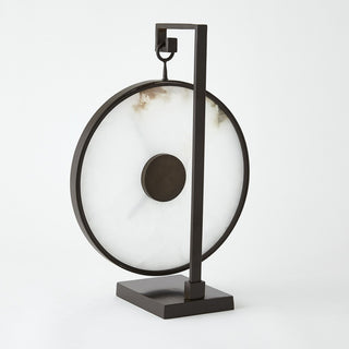 Anya Clock, Black/Bronze, back view