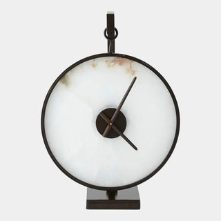 Anya Clock, Black/Bronze, crafted in iron