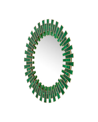 Glasdele Emerald Round Mirror, alternate view 3