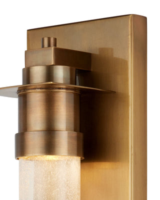 Provence Brass Outdoor Wall Sconce, alternate view 2