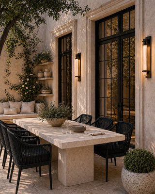 Provence Black Outdoor Wall Sconce, alternate view 6