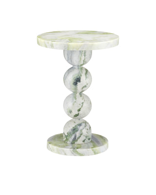 Turner Green Onyx Accent Table in green onyx marble