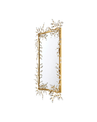 Forget-Me-Not Gold Rectangular Mirror, alternate view 5
