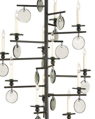 Sethos Large Black Chandelier, alternate view 2