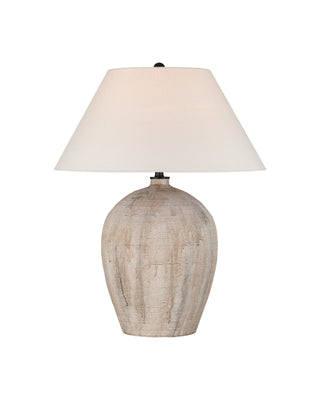 Fresco Table Lamp in beige and brown
