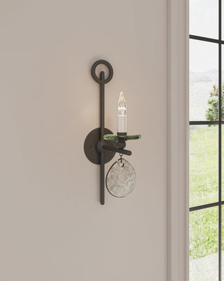 Sethos Black Wall Sconce, alternate view 3