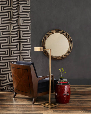 Ruxley Brass Floor Lamp, alternate view 3