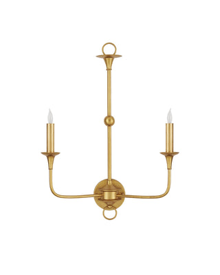 Nottaway Gold Double-Light Wall Sconce, alternate view 4