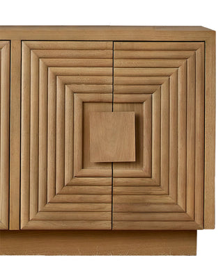 Morombe Washed Oak Credenza, alternate view 2