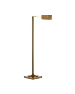 Ruxley Brass Floor Lamp in wrought iron