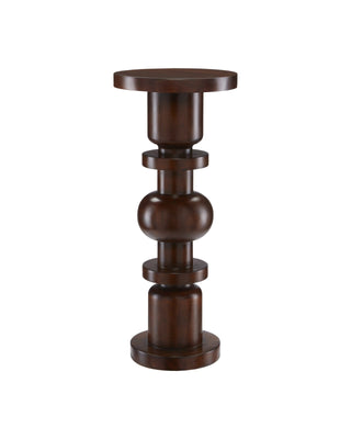 Sasha Walnut Drinks Table in mahogany