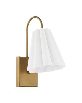 Blithe White Wall Sconce, alternate view 3