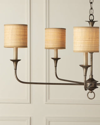 Nottaway Small Bronze Chandelier, alternate view 4