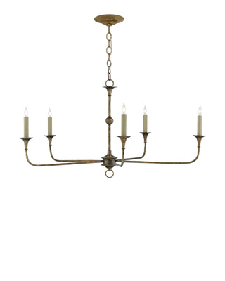 Nottaway Small Bronze Chandelier, alternate view 3