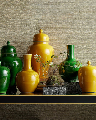 Imperial Green Long Neck Vase, alternate view 4