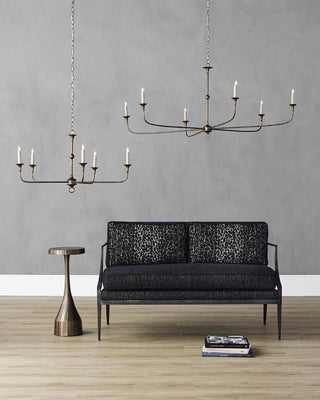 Nottaway Large Bronze Chandelier, alternate view 4