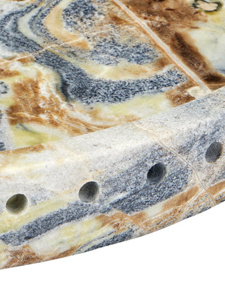 Freya Floral Jade Marble Tray, alternate view 2