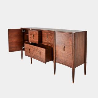 Triple Curve Cabinet, Walnut, alternate view 2
